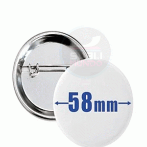 Chapita alfiler 58mm