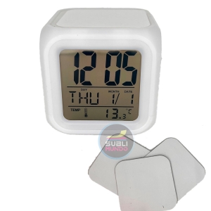 Reloj Despertador Sublimable